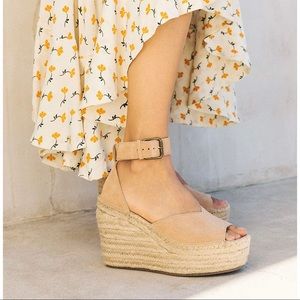 Soludos Scale Platform Wedge - Desert